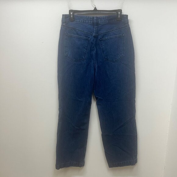 Abercrombie & Fitch Curve Love The Loose High Rise dark wash jeans 29 or 8 short - Picture 5 of 11